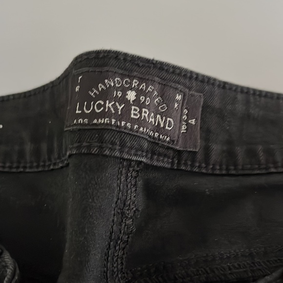 NWT Lucky Black Skinny Jeans Sz 33 / Sz 16) - Picture 4 of 8